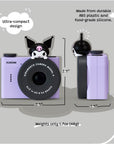 Kidamento Kuromi Model A kids digital camera – ultra-compact design with food-grade silicone.
