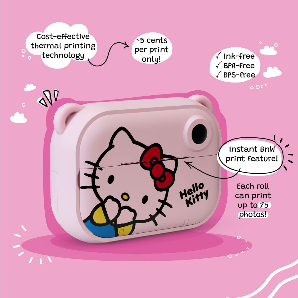 Hello Kitty Print Digital Camera | Model P | By kiimento (formerly