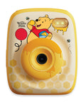 kiimento model p2 disney winnie the pooh kids instant print camera front view compact travel buddy with hd screen