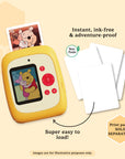 kiimento disney winnie the pooh instant print kids camera using thermal paper no ink required