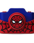 A blue and red Spider-Man digital camera for kids.