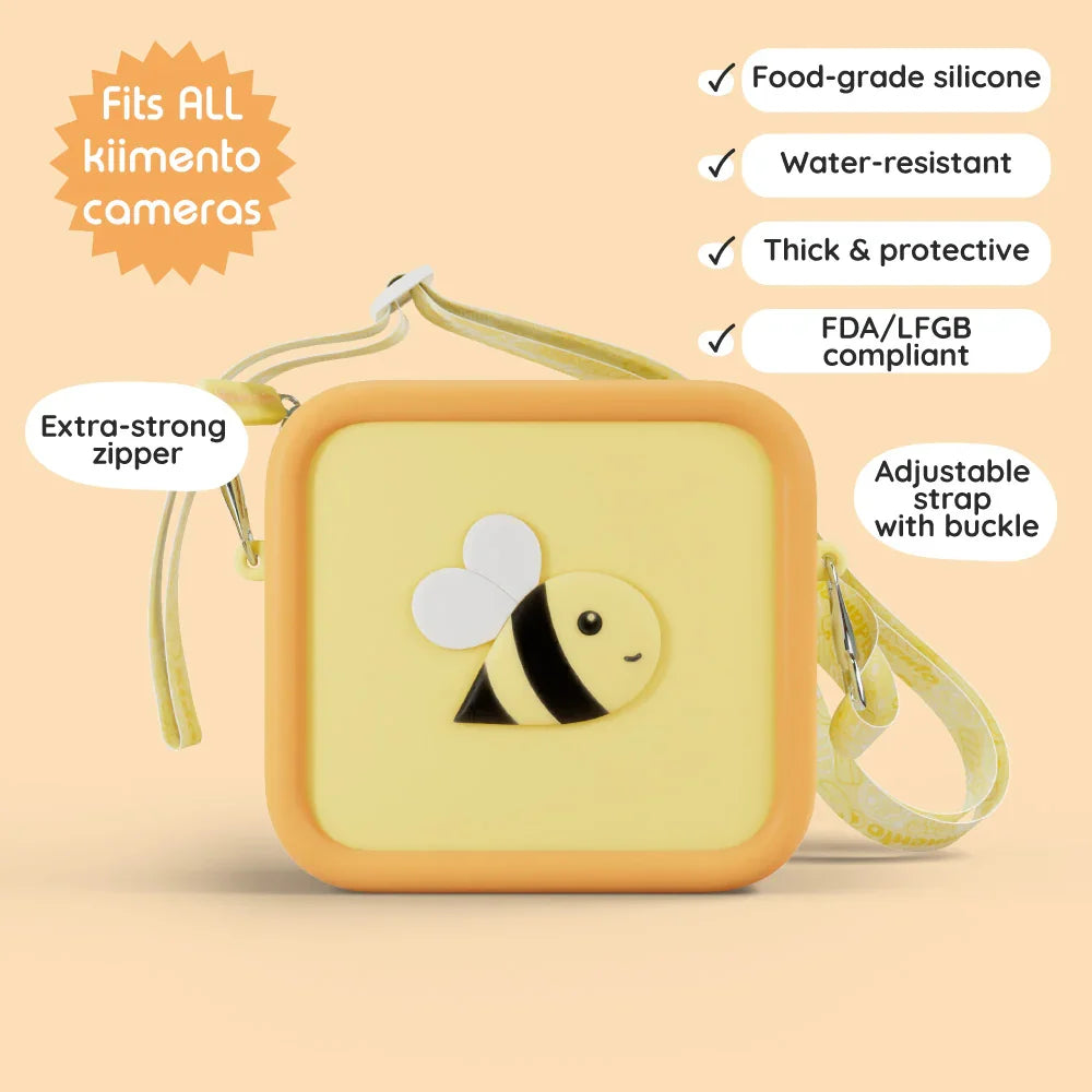 kiimento Little Bee Silicone Camera Bag – product image