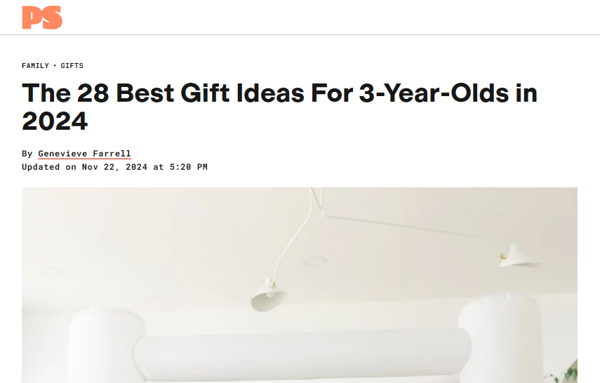 The best gift ideas for 3-year-olds in 2024