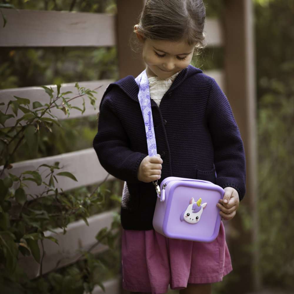 Silicone Bag - Purple Unicorn