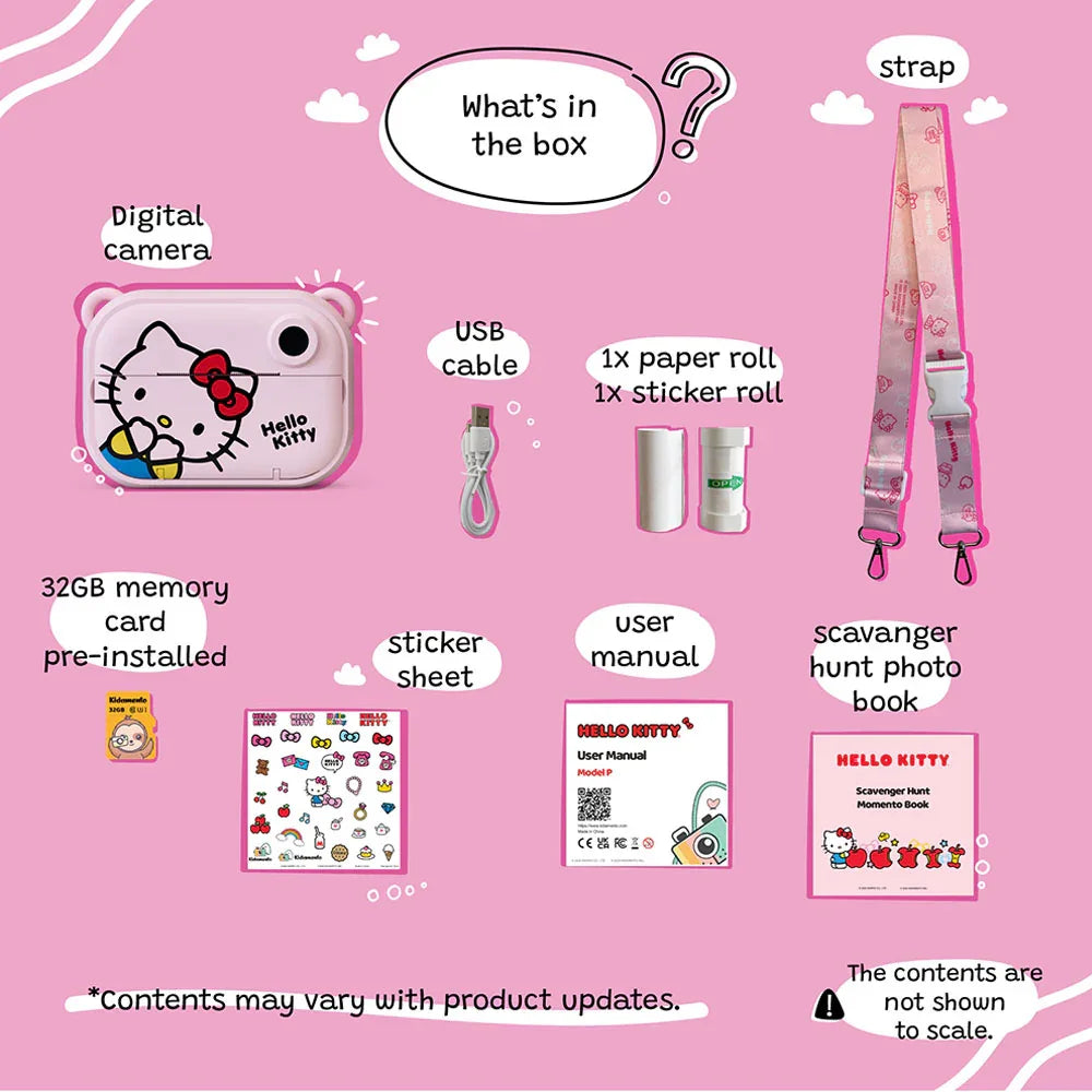 Sanrio Hello Kitty Print Digital Camera | Model P | By kiimento