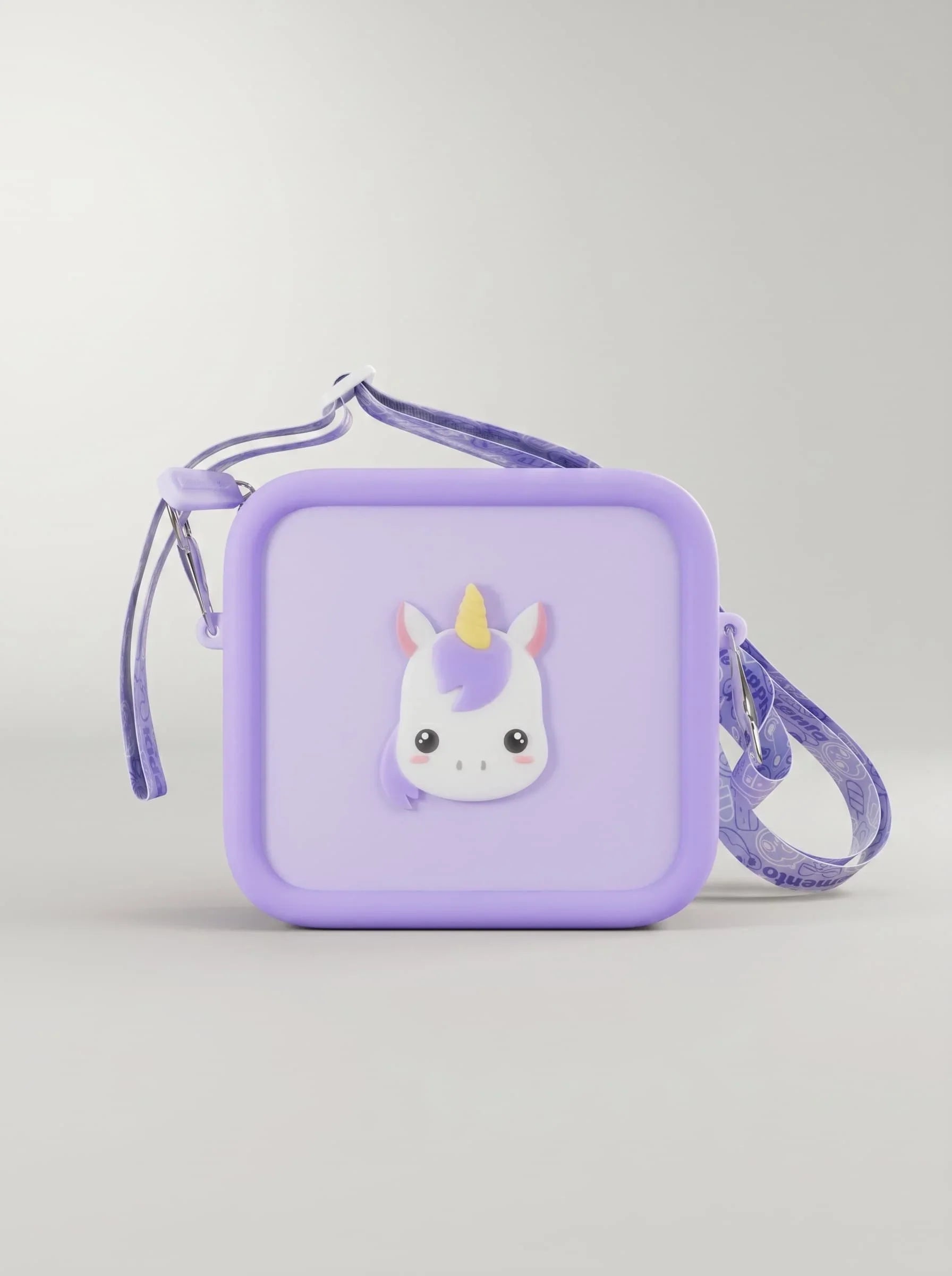 Purple Unicorn Silicone Bag