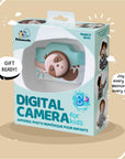 Kidamento Model K Zippy the Sloth kids digital camera in retail packaging box, gift-ready design for children ages 3 and up