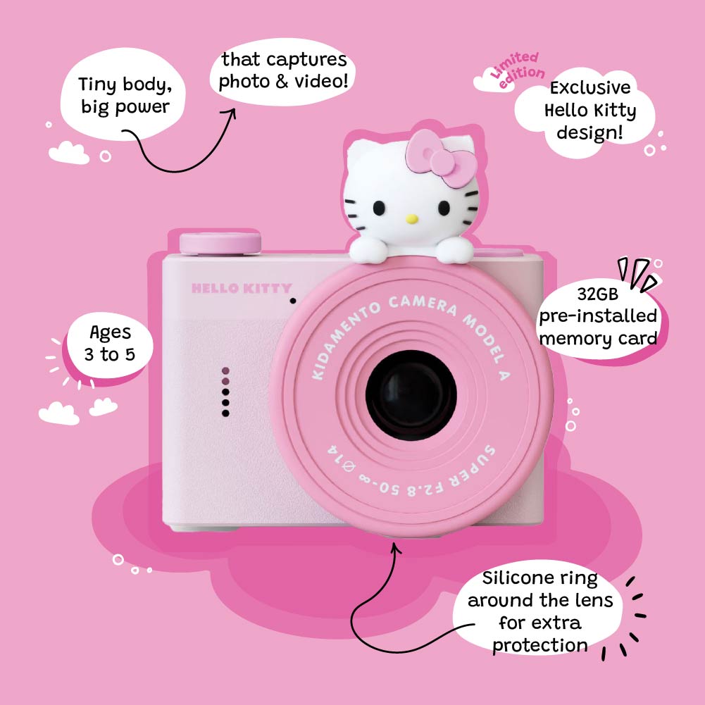 Hello Kitty Mini Camera | Model A | Tiny Mighty | By kiimento
