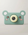 kiimento Bear Digital Camera Model C – Mikayo the Bear green kids camera for ages 3 to 6