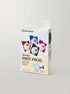 kiimento Ink-Free Print Pack 40 Prints – 4 packs of 10 instant photo prints for Model P2 cameras