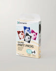 kiimento Ink-Free Print Pack 40 Prints – 4 packs of 10 instant photo prints for Model P2 cameras