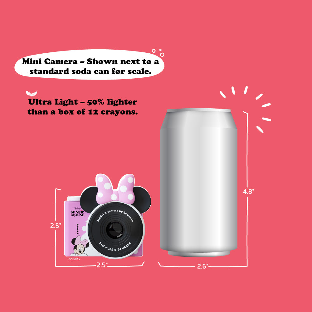 Disney Minnie Mouse Mini Camera | Model A | Tiny Mighty | By kiimento ...
