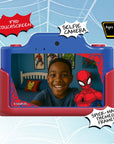 Spider-Man digital camera with 3-inch HD touchscreen and selfie camera.